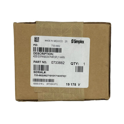 Simplex 733-882 Expansion Power Supply Harness