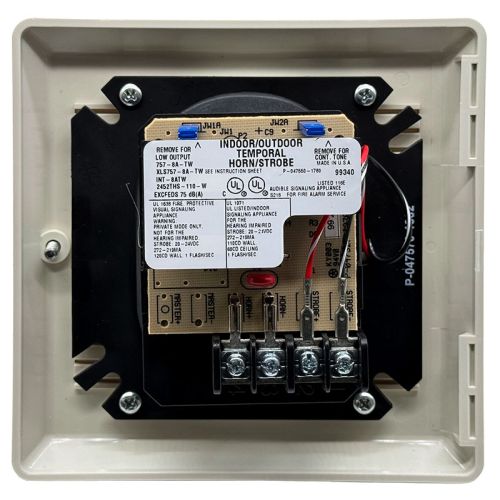 Edwards 757-8A-TW 110 Cd Temporal Horn Strobe