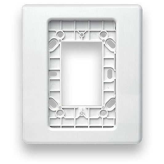 Edwards Signaling EG1TW Genesis EG1 Compact Wall Trim Plate, White