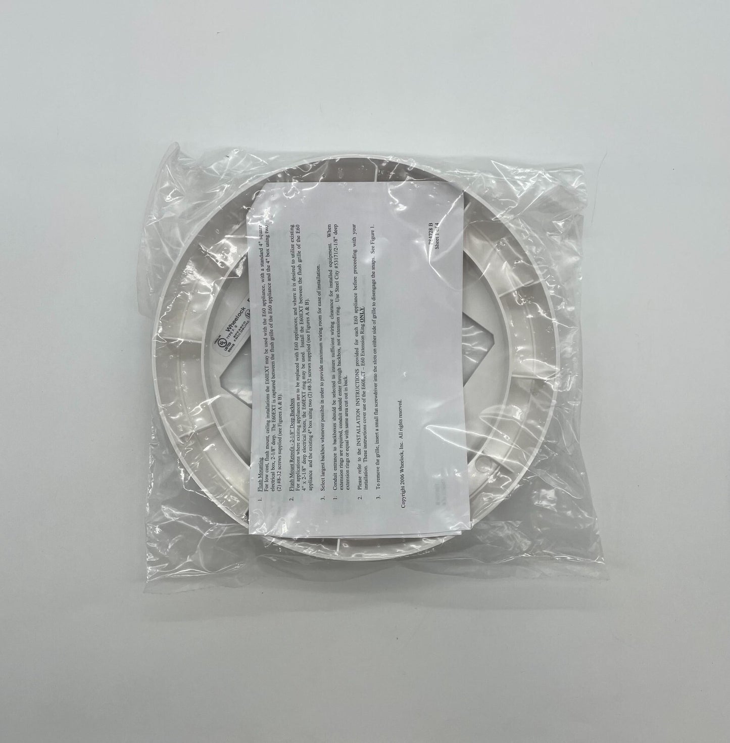 Wheelock E60EXT-W - Same Day Shipping (SEALED)