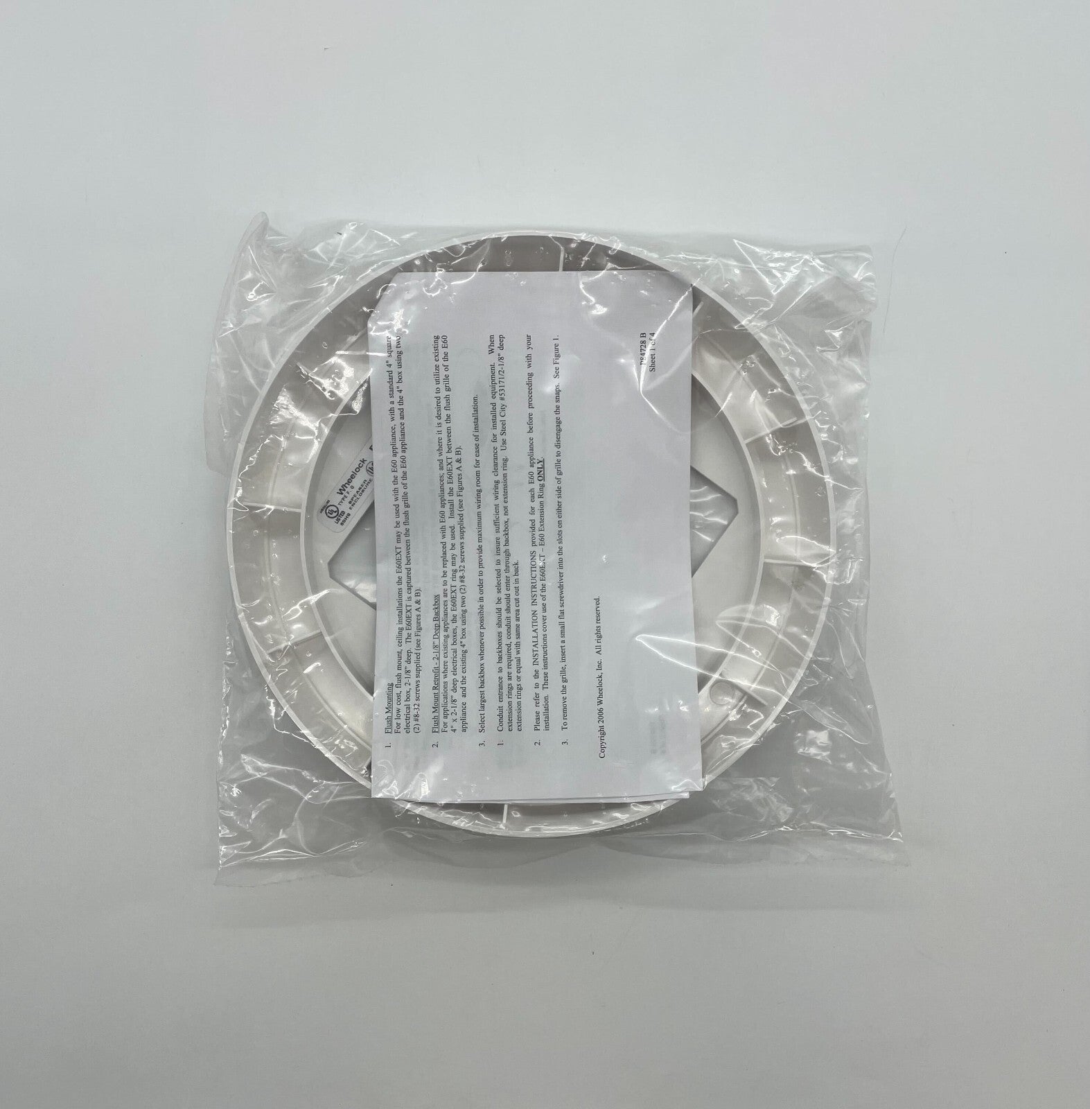 Wheelock E60EXT-W - Same Day Shipping (SEALED)