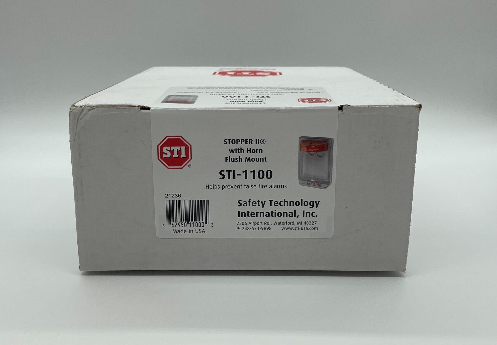 STI-1100 Stopper II with Horn Flush Mount - Same Day Shipping (SEALED)