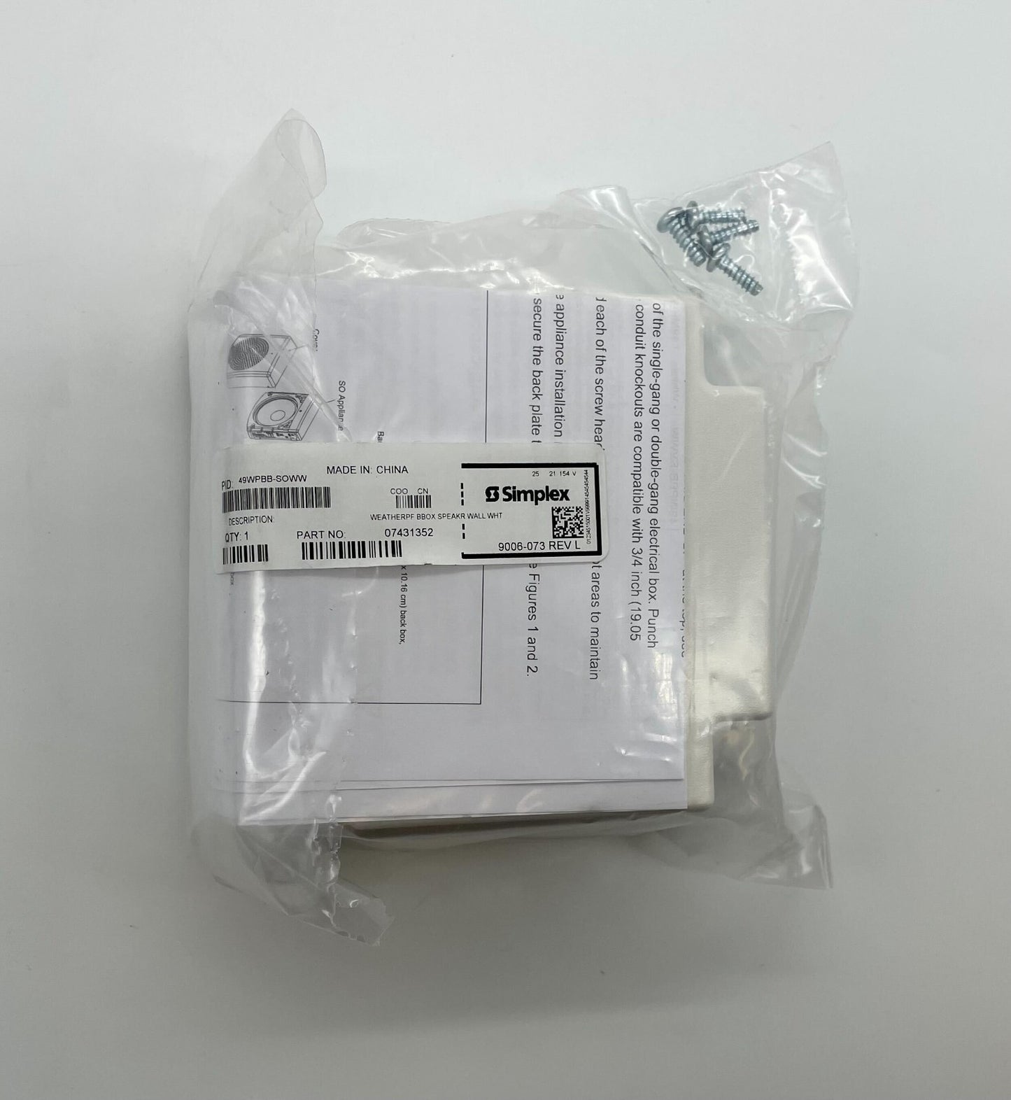 Simplex 49WPBB-SOWW - Same Day Shipping (SEALED)
