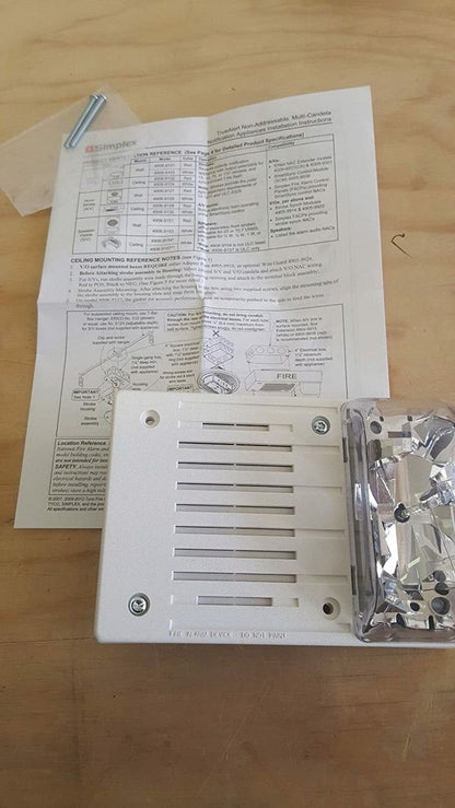 Simplex 4906-9130 Ceiling Mount Horn Strobe - Same Day Shipping (SEALED)