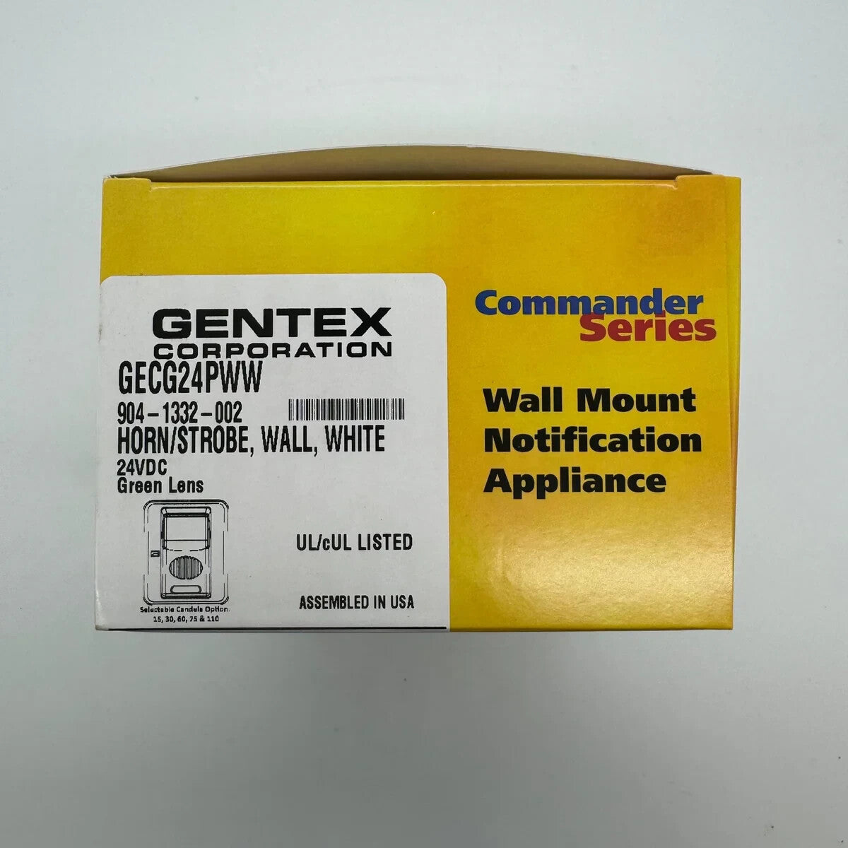 Gentex GECG24PWW - Same Day Shipping (SEALED)