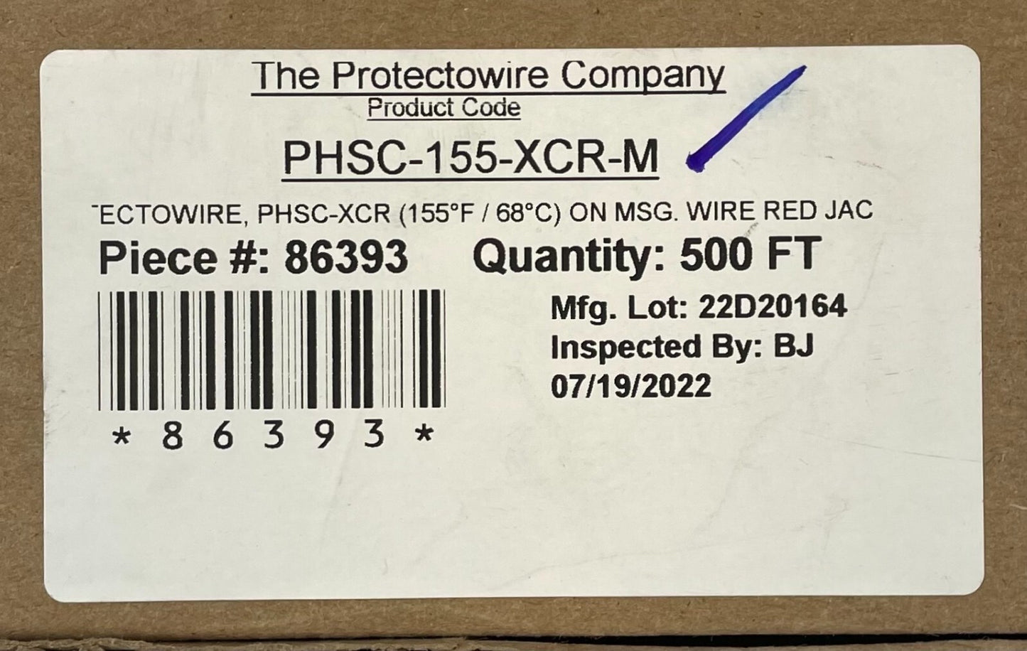 Protectowire PHSC-155-XCR-M (500 Feets) - Same Day Shipping (SEALED)