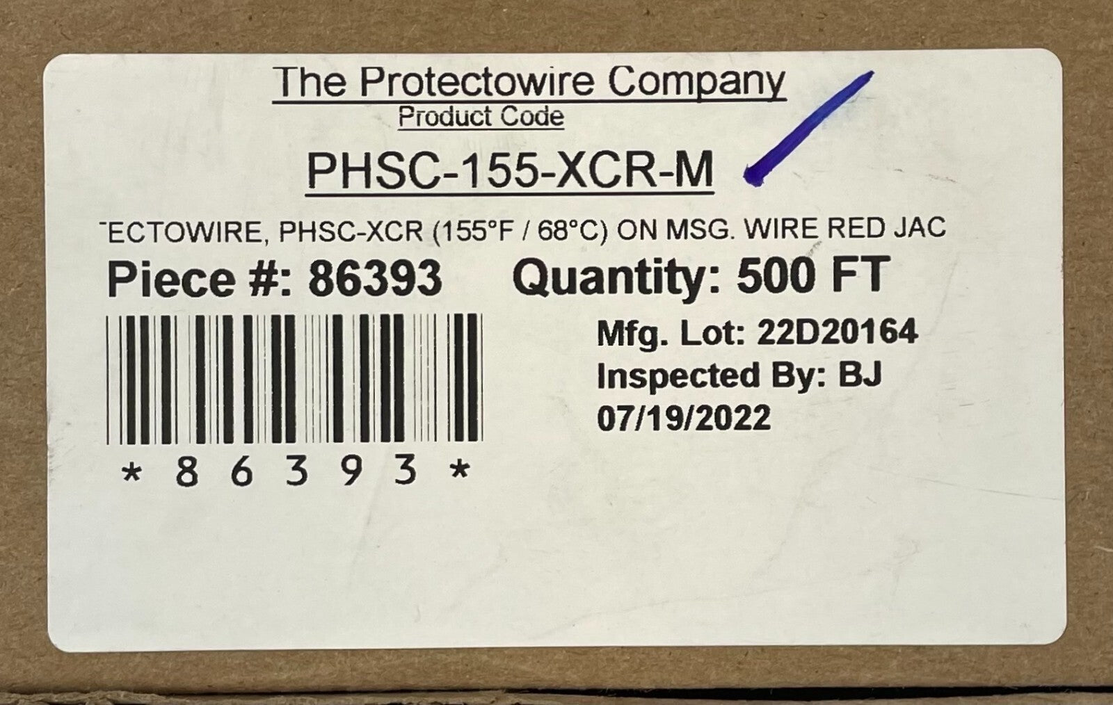 Protectowire PHSC-155-XCR-M (500 Feets) - Same Day Shipping (SEALED)