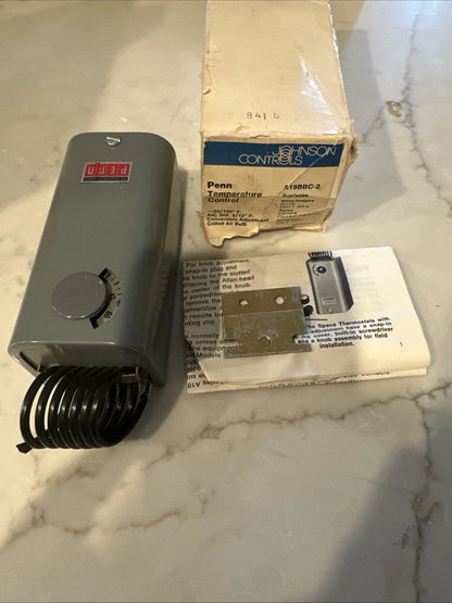 Johnson Controls A19BBC-2 Coiled Bulb Space Temperature Control