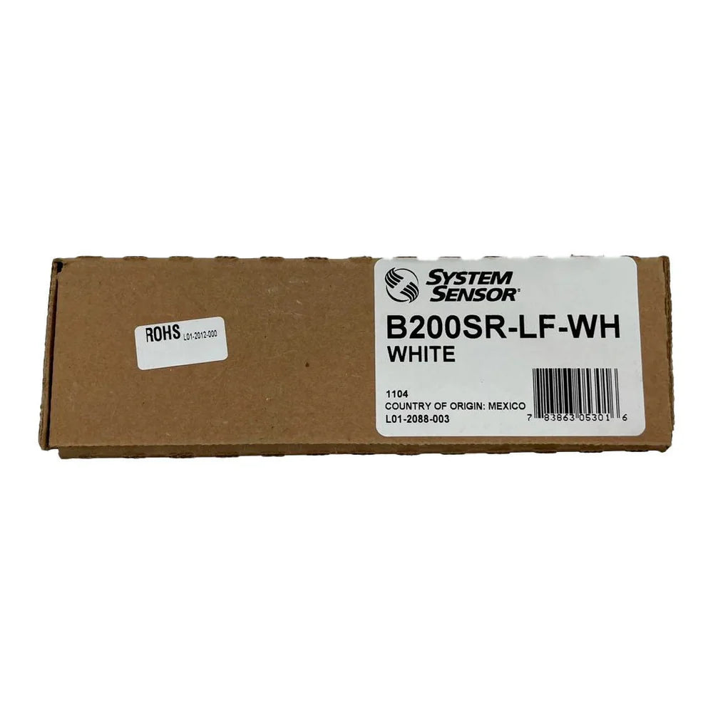 System Sensor B200SR-LF-WH Low-Frequency Sounder Base