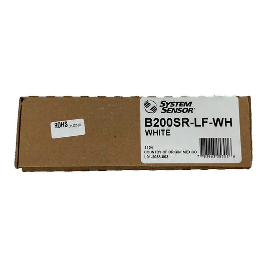 System Sensor B200SR-LF-WH Low-Frequency Sounder Base