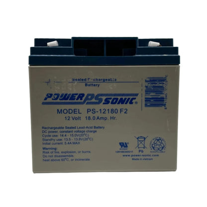 Power Sonic BAT-12180-BP Battery 12V 18Ah