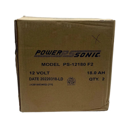 Power Sonic BAT-12180-BP Battery 12V 18Ah