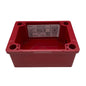 Mircom BB-700WP Weatherproof Surface Mount Backbox Red