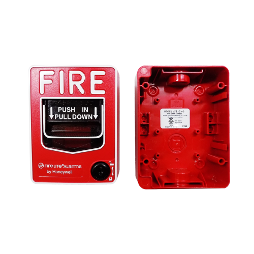 Fire-Lite BG-12LOB Manual Pull Station (outdoor use w/ backbox)