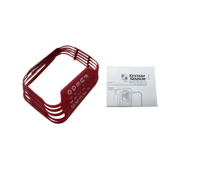System Sensor BZR-SP Wall Red Bezel Kit Fuego