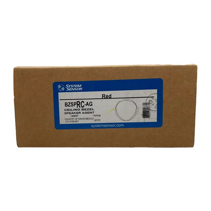 System Sensor BZSPRC-AG Ceiling Red Bezel Kit