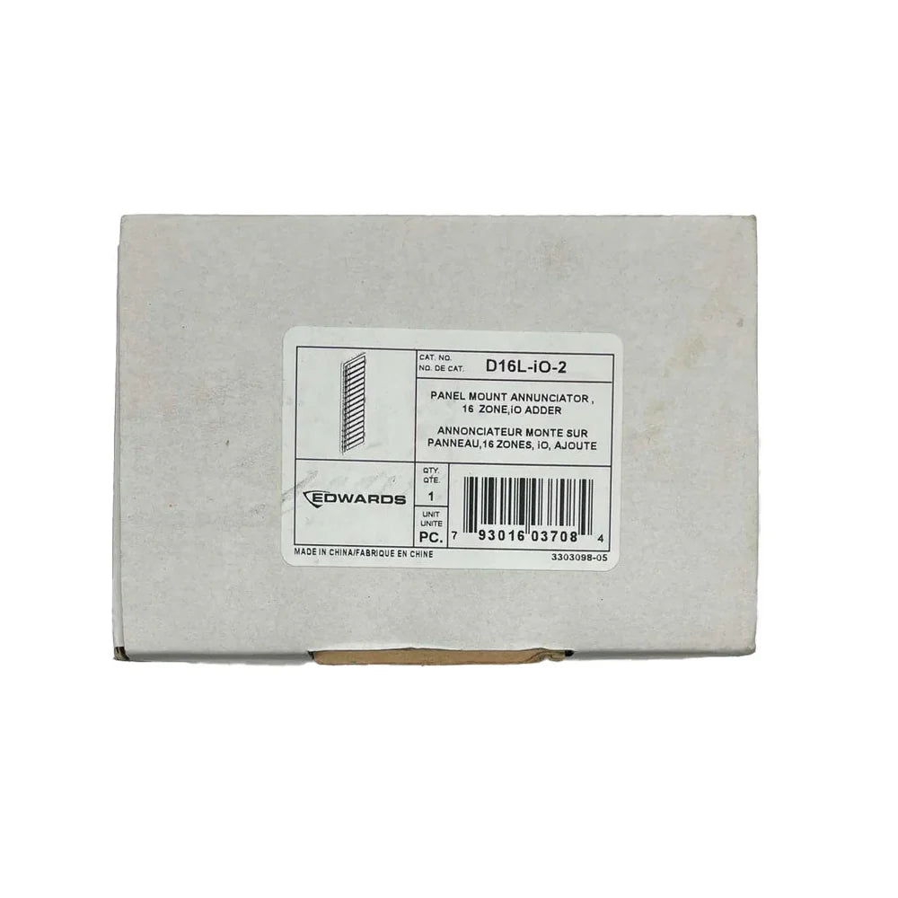 Edwards D16L-IO-2 16 Zone LED Annunciator