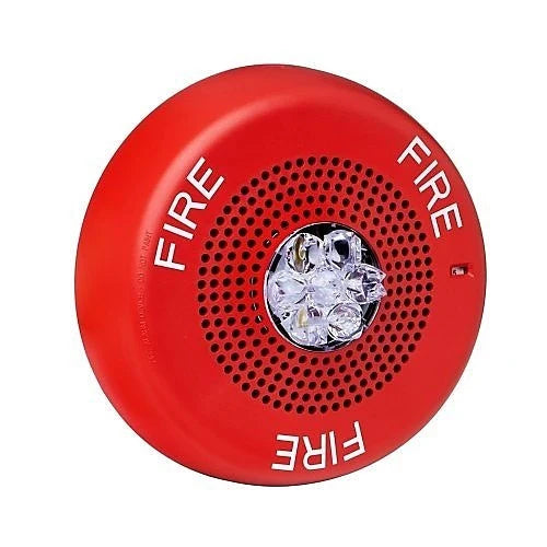 Wheelock ELCHSRC Eluxa Horn Strobe, FIRE Lettering, Ceiling Mount