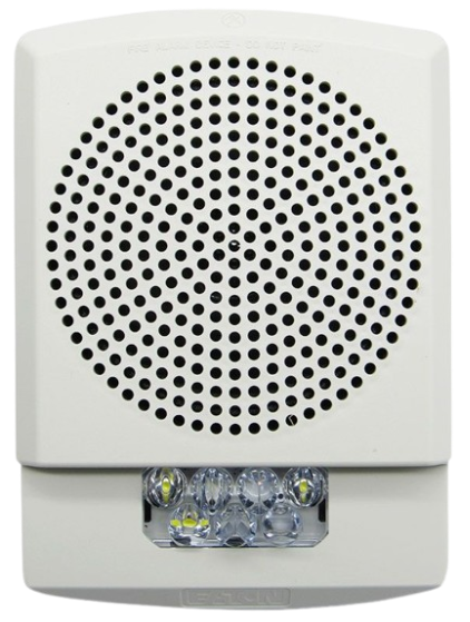 Wheelock ELSPSTW-N Walll Mount Speaker Strobe (White)