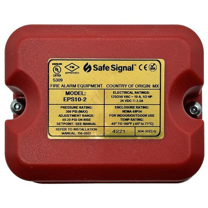 System Sensor EPS10-2 Alarm Pressure Switch