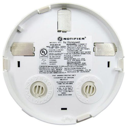 Notifier FCO-951-IV Advanced Multicriteria Fire / CO Detector (Ivory)