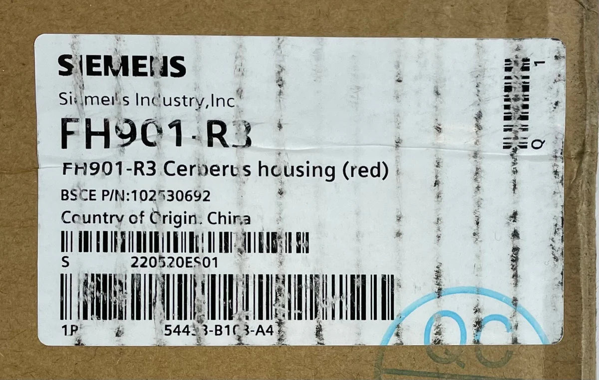 Siemens FH901-R3 50 PT System Red Enclosure