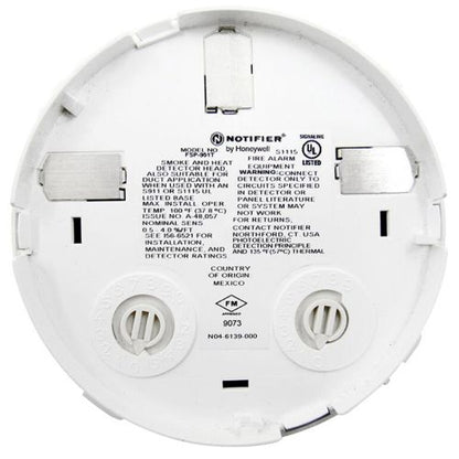 Notifier FSP-951T Photoelectric Smoke Detector with Thermal Sensor (White)
