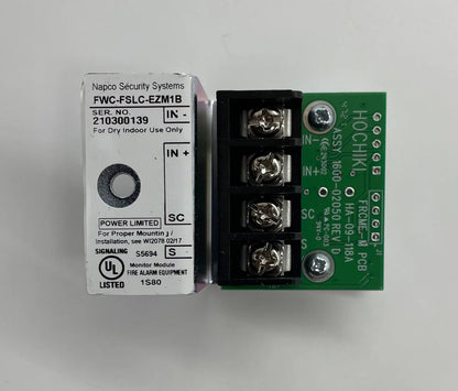 Napco FWC-FSLC-EZM1B Addressable SLC Single Input Module