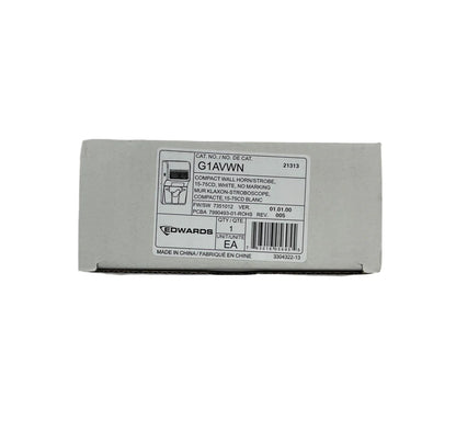 Edwards EST G1AVWN Wall Mount Compact Horn / Strobe (White)
