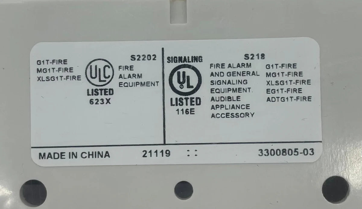 Edwards G1T-FIRE Genesis 1-Gang to 4 Inch Trim