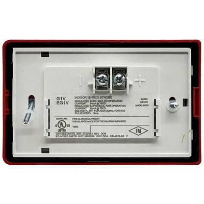 Edwards EST G1VRF Compact Wall Mount Strobe