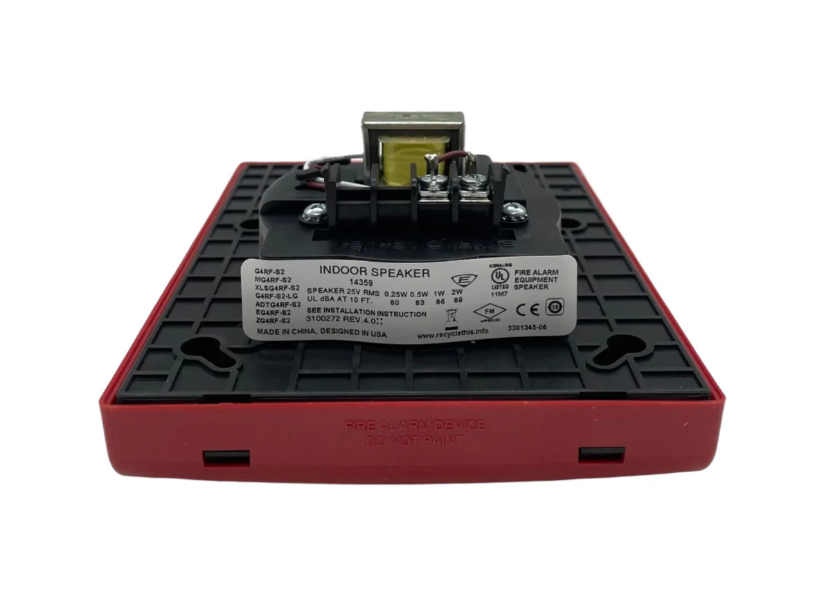 Edwards EST G4RF-S2 Fire Alarm Speaker