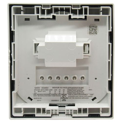 Edwards EST G4SVWN Wall Mount Speaker Strobe (White)