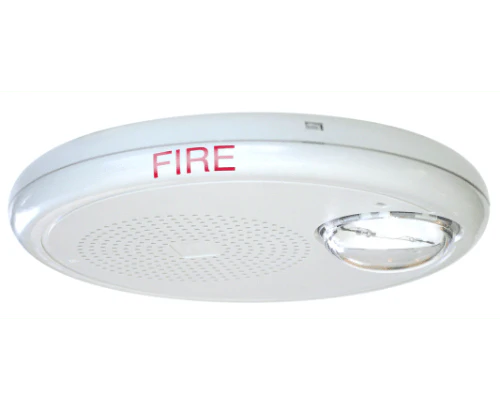 Kidde GCHFWF-S7VMCH High Fidelity Ceiling Speaker Strobe