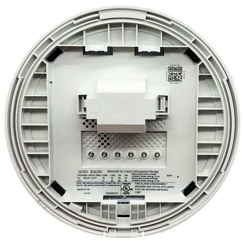 Edwards EST GCSVWN Unmarked Ceiling Strobe (White)