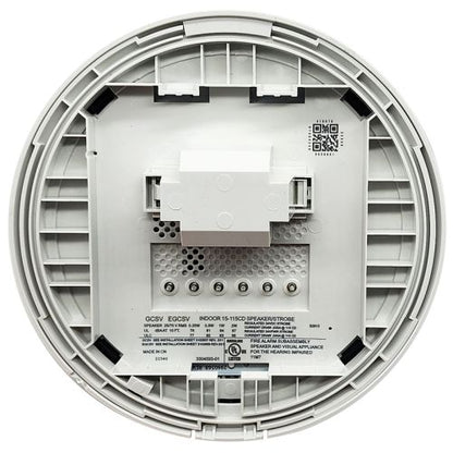 Edwards EST GCSVWN Unmarked Ceiling Strobe (White)