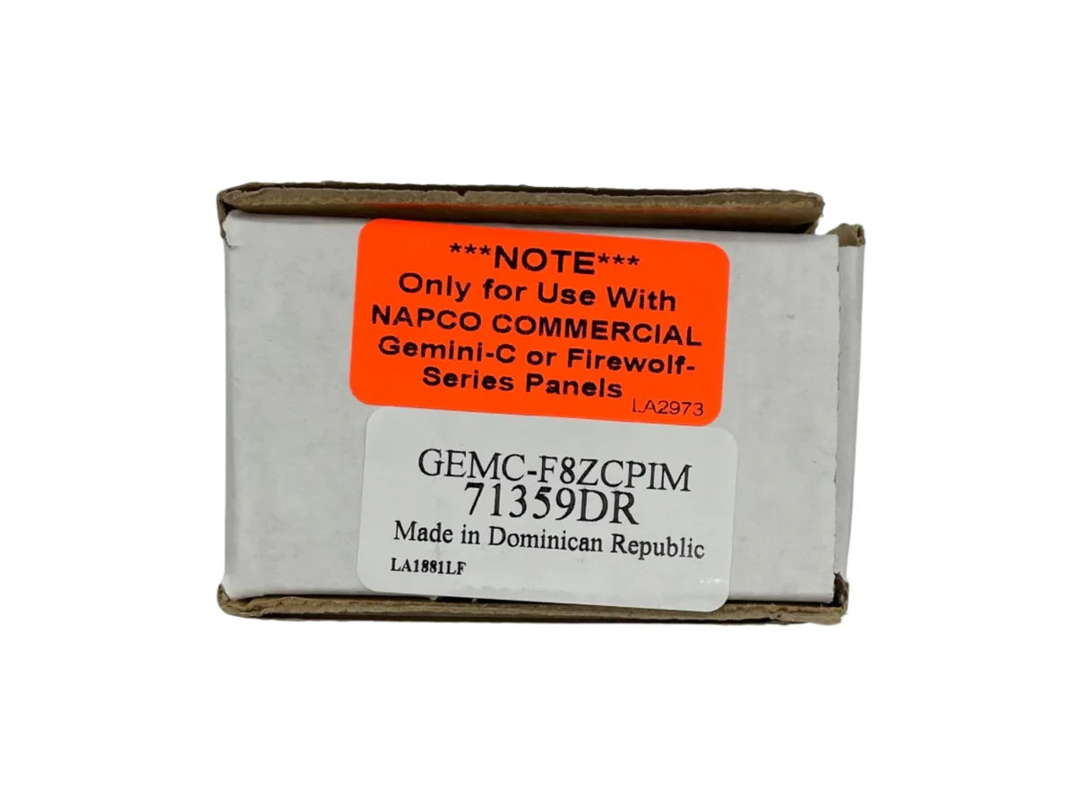 Napco GEMC-F8ZCPIM Conventional (8) Zone 2-Wire Fire Input Module