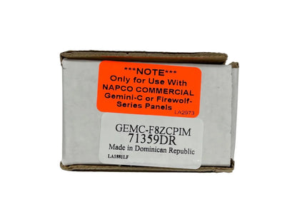 Napco GEMC-F8ZCPIM Conventional (8) Zone 2-Wire Fire Input Module