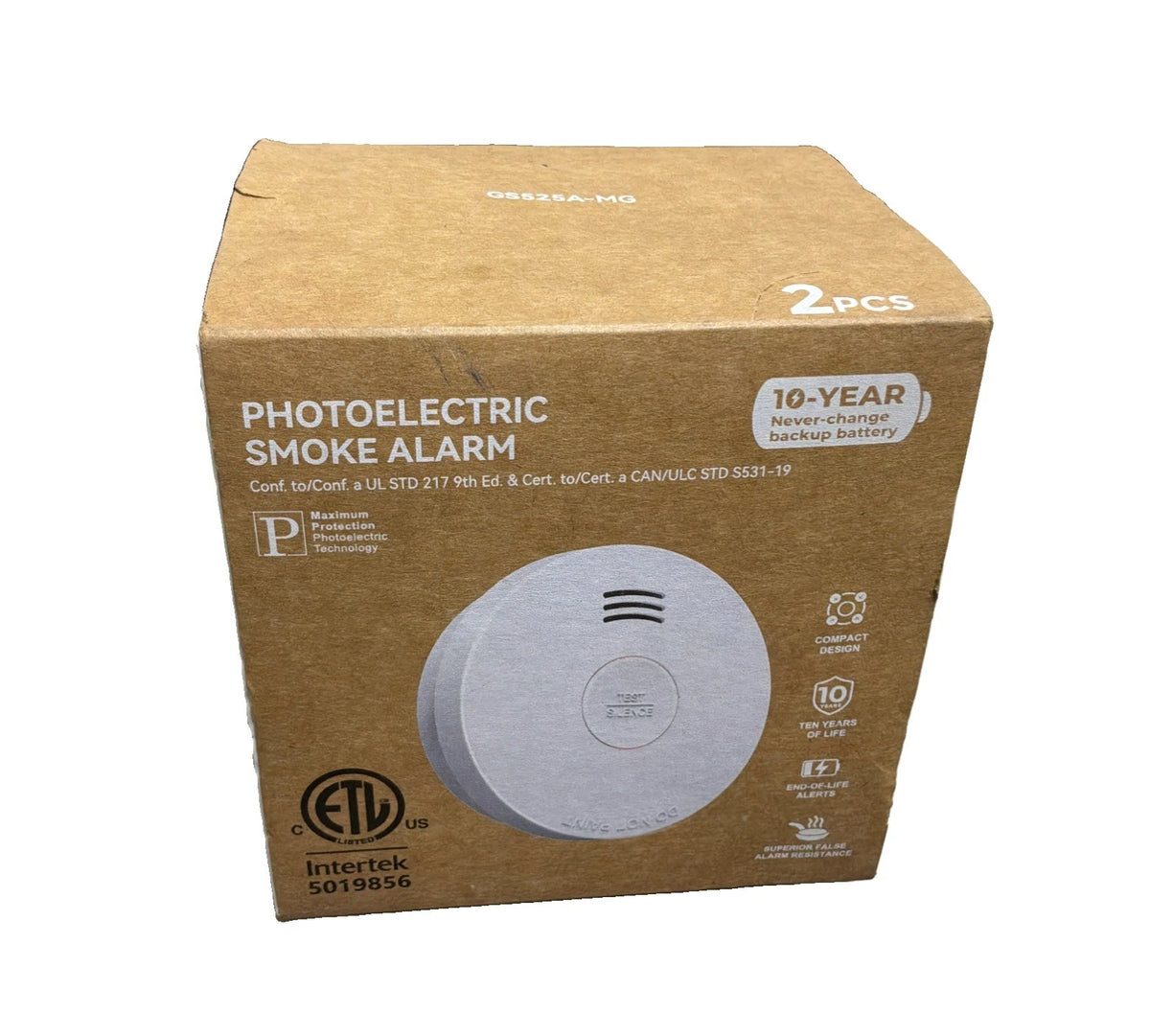 Photoelectric Smoke Alarm Battery GS525A-MG
