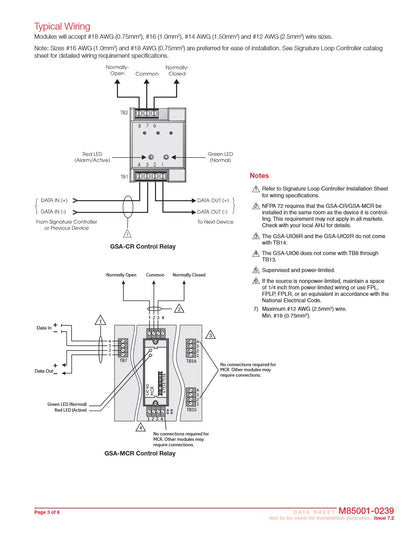 Kidde GSA-CR Control Relay Module