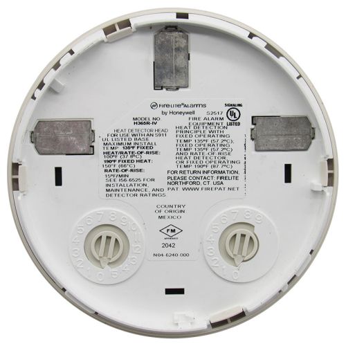 Fire-Lite H365R-IV Rate-of-Rise Heat Detector (Ivory)