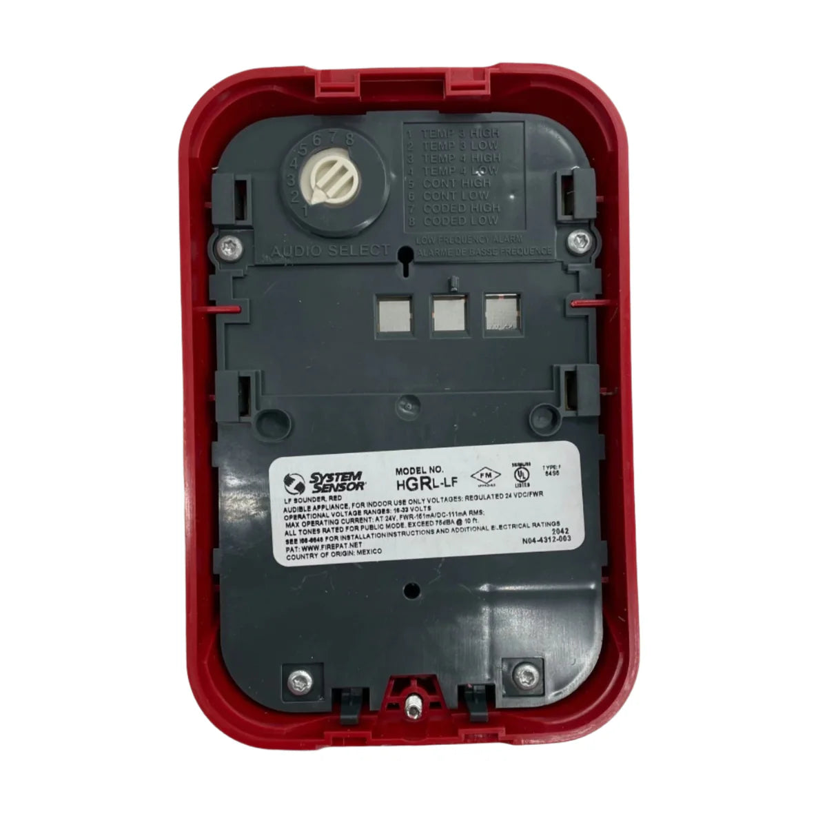 System Sensor HGRL-LF Low Frequency Compact Sounder