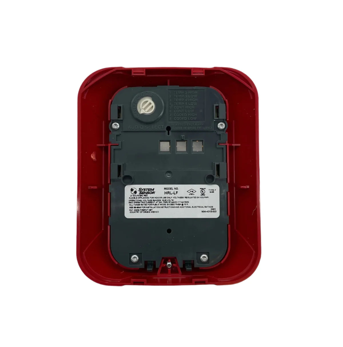 System Sensor HRL-LF Low-Frequency Sounder