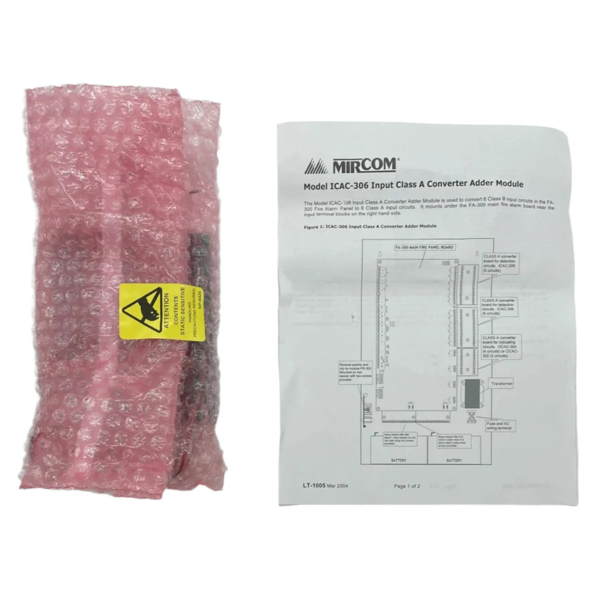 Mircom ICAC-306 Input Class A Converter Adder Module