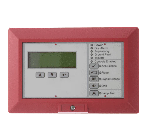 Kidde K-RLCD-CR LCD Text Annunciator with Common Controls Red