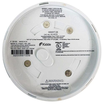Kidde KI-HCD Intelligent Multisensor Heat and CO Detector