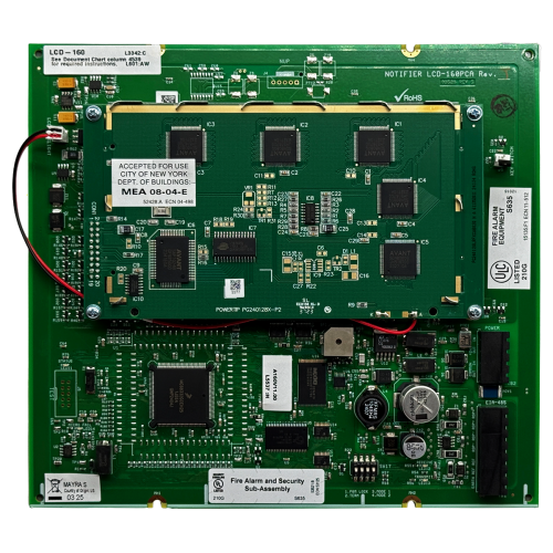 Notifier LCD-160 Liquid Crystal Display Annunciator Control