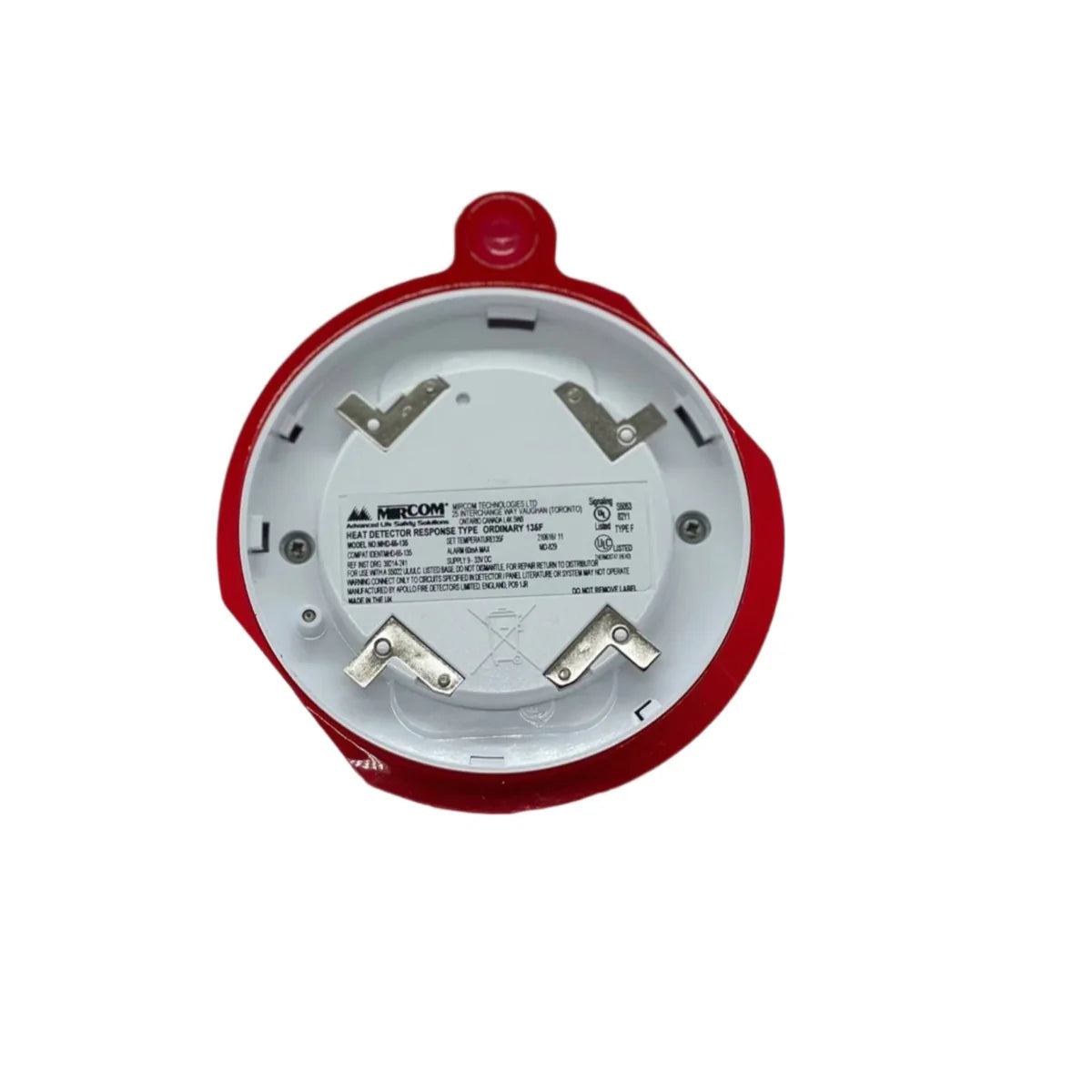 Mircom MHD-65-135 Series 65 Plug In Heat Detector