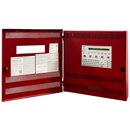 Notifier NFS-320R (Intelligent FACP) in Red Cabinet