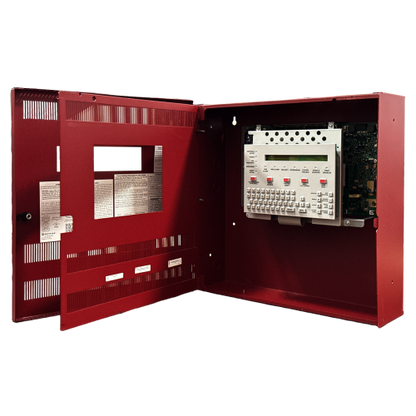 Notifier NFS-320R (Intelligent FACP) in Red Cabinet